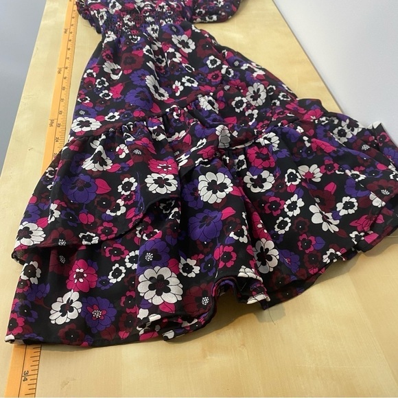 Michael MK • Floral Georgette Wrap Dress - Picture 13 of 16